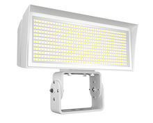 RAB Lighting FFLEDLYTW/7PR - FLOODLIGHTS 17411/27705/36140 LUMENS FFLED LARGE 3000K TRUNNION MOUNT WHITE 7-PIN RECEPTACLE