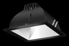 RAB Lighting NDLED4SD-WNHC-M-B - RECESSED DOWNLIGHTS 12 LUMENS NDLED4SD 4 INCH SQUARE UNIVERSAL DIMMING WALL WASHER BEAM SPREAD 400