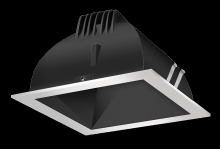 RAB Lighting NDLED4SD-WYYHC-B-S - RECESSED DOWNLIGHTS 12 LUMENS NDLED4SD 4 INCH SQUARE UNIVERSAL DIMMING WALL WASHER BEAM SPREAD 270