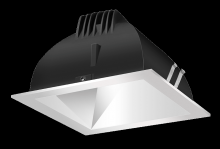 RAB Lighting NDLED4SD-WY-M-S - RECESSED DOWNLIGHTS 12 LUMENS NDLED4SD 4 INCH SQUARE UNIVERSAL DIMMING WALL WASHER BEAM SPREAD 300