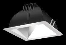 RAB Lighting NDLED4SD-WY-S-S - RECESSED DOWNLIGHTS 12 LUMENS NDLED4SD 4 INCH SQUARE UNIVERSAL DIMMING WALL WASHER BEAM SPREAD 300