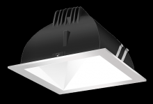 RAB Lighting NDLED4SD-WY-W-S - RECESSED DOWNLIGHTS 12 LUMENS NDLED4SD 4 INCH SQUARE UNIVERSAL DIMMING WALL WASHER BEAM SPREAD 300