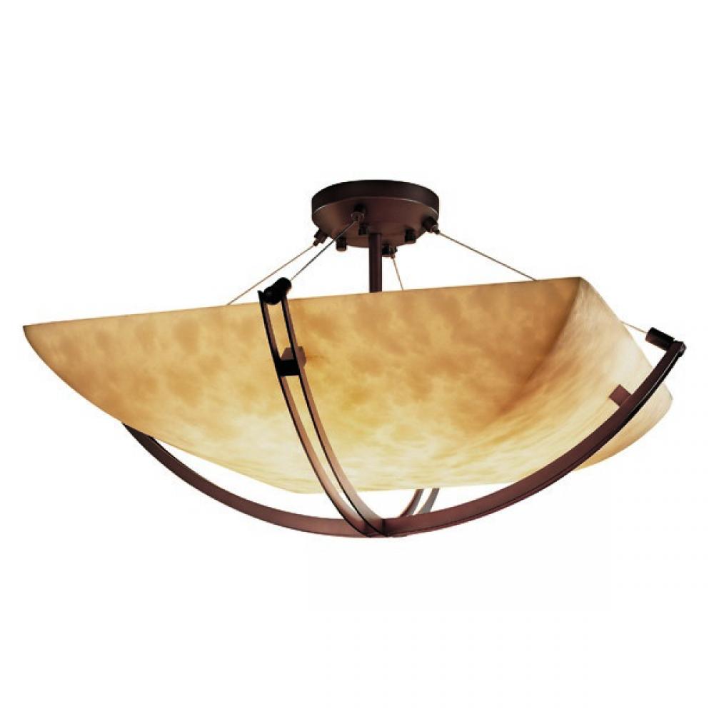 48" Semi-Flush Bowl w/ Crossbar