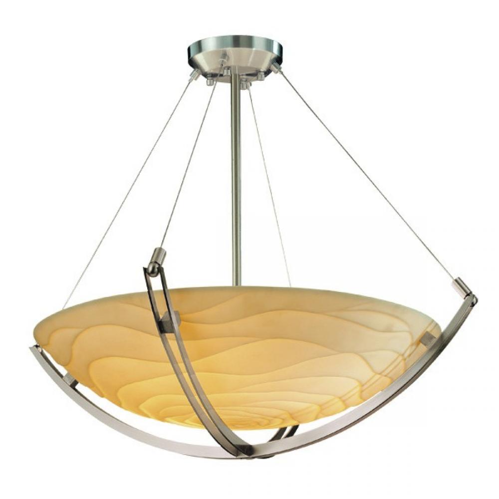 18" Pendant Bowl w/ Crossbar