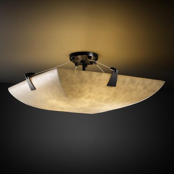 48" Semi-Flush Bowl w/ Tapered Clips