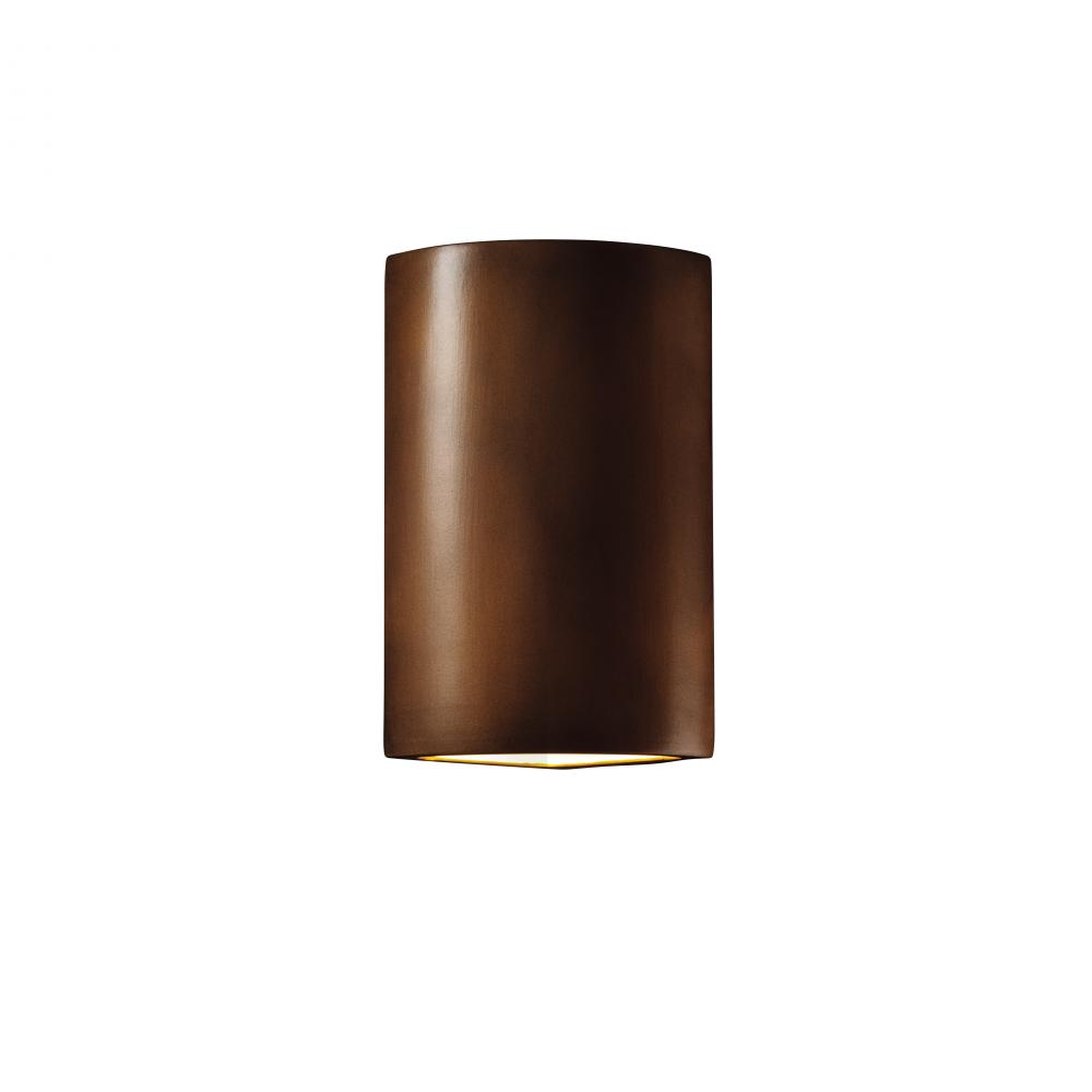 Cylinder LED Corner Sconce