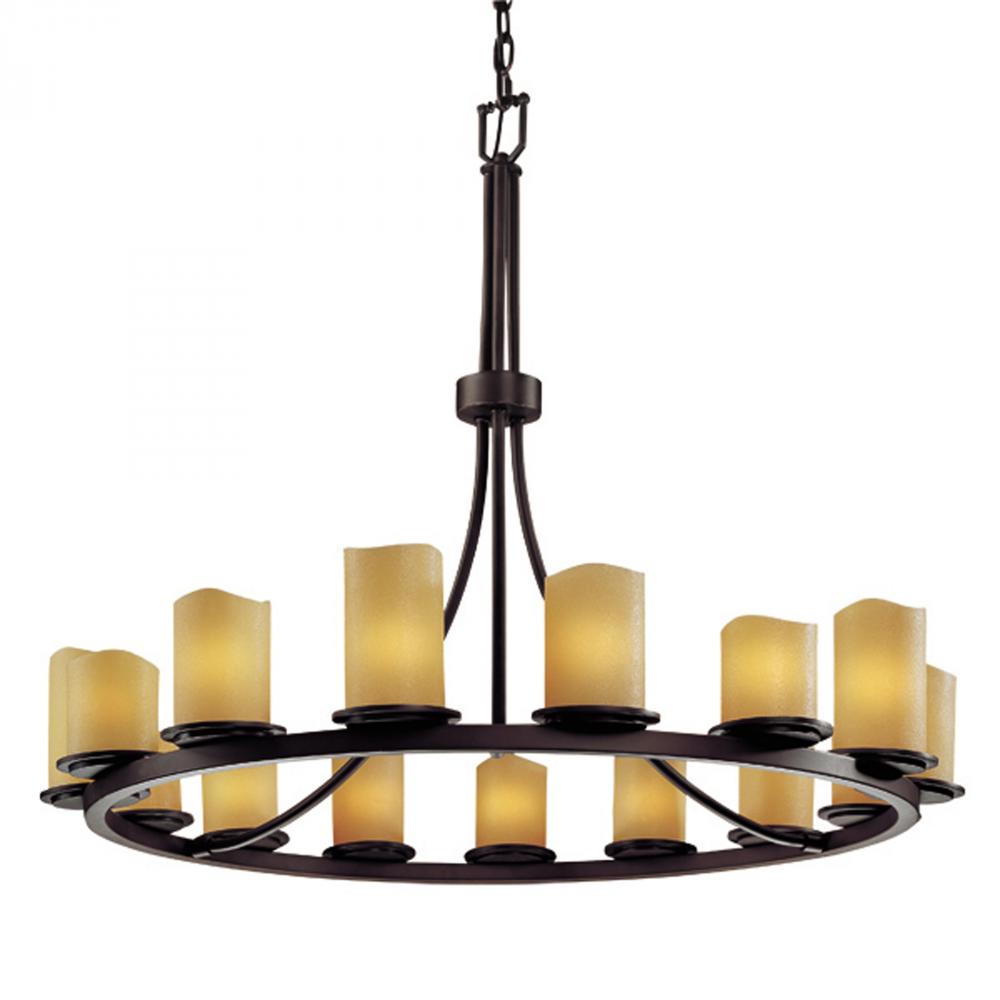 Dakota 15-Light 1-Tier Ring LED Chandelier