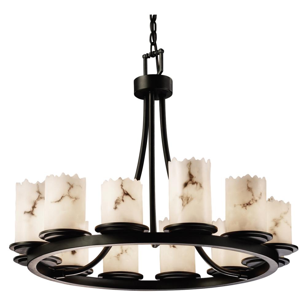 Dakota 12-Light Ring Chandelier (Short)