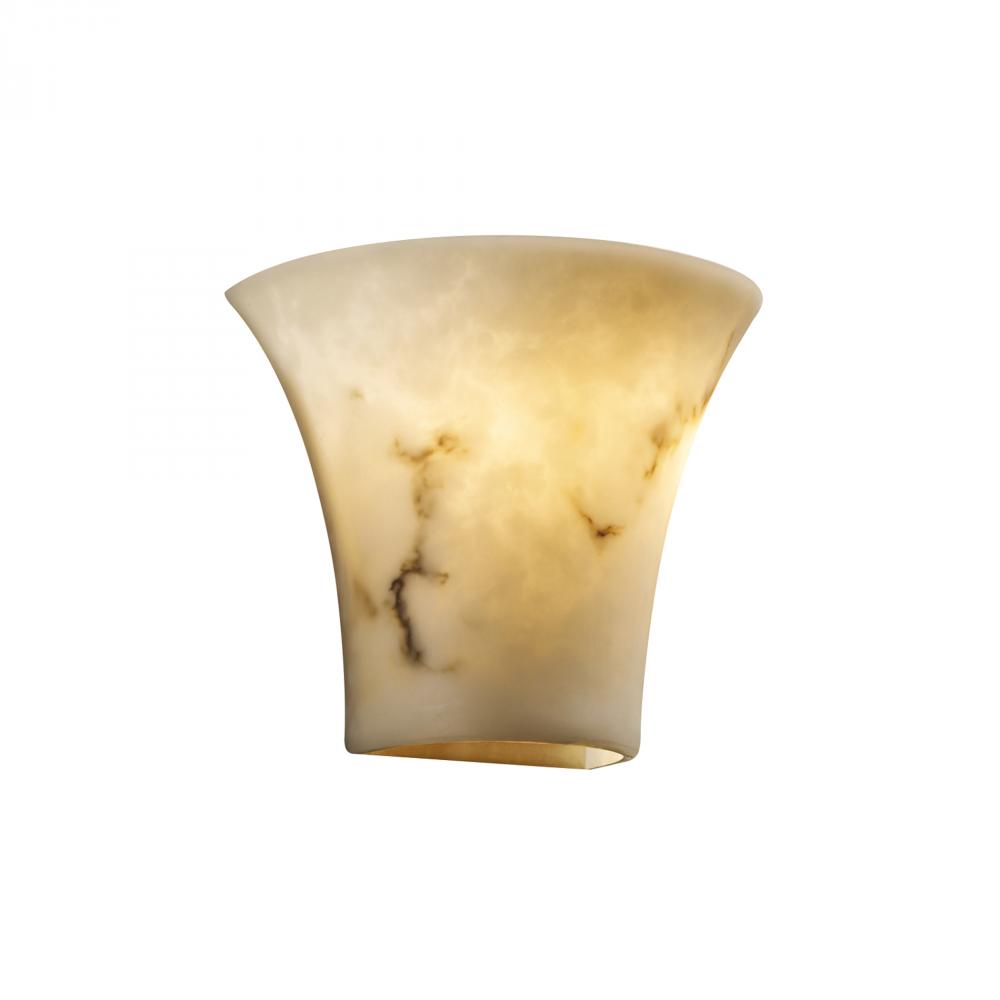 Small Round Flared LED Wall Sconce