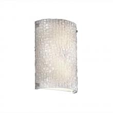 Justice Design Group 3FRM-5541-TILE-CROM-LED1-1000 - Finials LED Cylinder Wall Sconce (ADA)