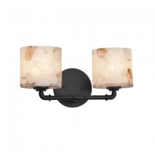 Justice Design Group ALR-8462-30-MBLK - Bronx 2-Light Bath Bar