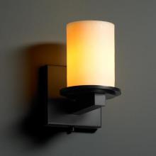 Justice Design Group CNDL-8771-14-CREM-NCKL - Dakota 1-Light Wall Sconce