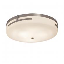 Justice Design Group FSN-8998-OPAL-CROM - Atlas 19" LED Round Flush-Mount