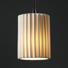 Justice Design Group POR-8815-10-PLET-NCKL-RIGID - Mini 1-Light Pendant