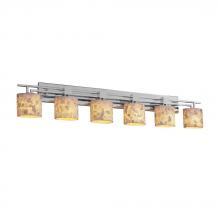 Justice Design Group ALR-8706-10-NCKL - Aero 6-Light Bath Bar