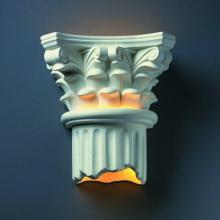 Justice Design Group CER-4705W-BIS-LED1-1000 - Corinthian LED Column - Open Bottom (Outdoor)