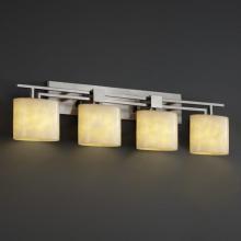 Justice Design Group CLD-8704-10-MBLK - Aero 4-Light Bath Bar