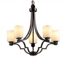 Justice Design Group CNDL-8500-14-CREM-DBRZ-LED5-3500 - Argyle 5-Light LED Chandelier