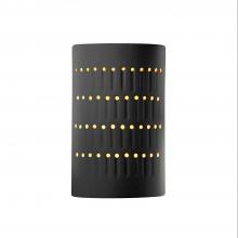 Justice Design Group CER-2285W-CBGD-LED1-1000 - Small LED Cactus Cylinder - Open Top & Bottom (Outdoor)