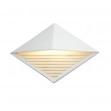 Justice Design Group CER-5600W-MAT - ADA Diamond Outdoor LED Wall Sconce (Downlight)