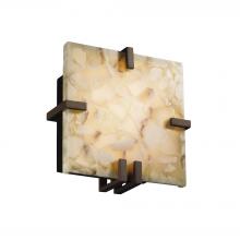 Justice Design Group ALR-5550-DBRZ-LED1-1000 - Clips Square LED Wall Sconce (ADA)