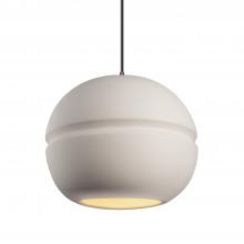 Justice Design Group CER-6415-BIS-DBRZ-BKCD - Large Sphere 1-Light Pendant