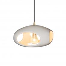 Justice Design Group CER-6440-BIS-ABRS-WTCD - Punch 1-Light Pendant