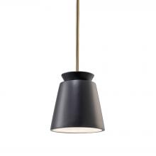 Justice Design Group CER-6425-CRB-ABRS-RIGID - Small Trapezoid Pendant