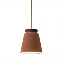Justice Design Group CER-6425-RRST-ABRS-RIGID - Small Trapezoid Pendant