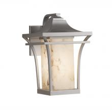 Justice Design Group ALR-7524W-NCKL-LED1-700 - Summit Large 1-Light LED Outdoor Wall Sconce