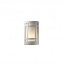 Justice Design Group CER-7485W-BIS-LED1-1000 - Small LED Craftsman Window - Open Top & Bottom (Outdoor)
