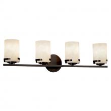 Justice Design Group CLD-8454-10-DBRZ - Atlas 4-Light Bath Bar