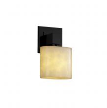 Justice Design Group CLD-8707-30-MBLK-LED1-700 - Aero ADA 1-Light LED Wall Sconce (No Arms)