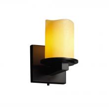 Justice Design Group CNDL-8771-14-AMBR-MBLK-LED1-700 - Dakota 1-Light LED Wall Sconce