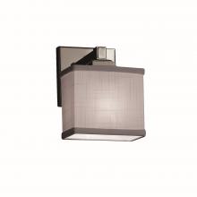 Justice Design Group FAB-8437-55-GRAY-NCKL-LED1-700 - Regency ADA 1-Light LED Wall Sconce