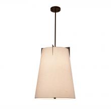  FAB-9600-WHTE-DBRZ-LED2-1400 - Midtown 18" Tapered LED Drum Pendant