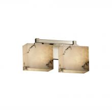 Justice Design Group FAL-8432-55-NCKL - Regency 2-Light Bath Bar