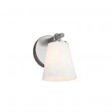 Justice Design Group FSN-8031-OPAL-NCKL - Alpino 1-Light Wall Sconce