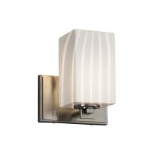 Justice Design Group FSN-8441-15-RBON-NCKL-LED1-700 - Era 1-Light LED Wall Sconce