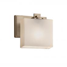 Justice Design Group FSN-8447-55-OPAL-BRSS - Era ADA 1-Light Wall Sconce