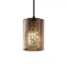 Justice Design Group FSN-8815-10-MROR-MBLK-LED1-700 - Mini 1-Light LED Pendant