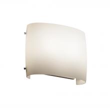 Justice Design Group FSN-8855-OPAL-CROM-LED2-2000 - ADA Wide Oval LED Wall Sconce