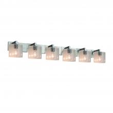 Justice Design Group FSN-8926-30-SEED-NCKL - Modular 6-Light Bath Bar