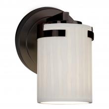 Justice Design Group POR-8451-10-WFAL-DBRZ-LED1-700 - Atlas 1-Light LED Wall Sconce