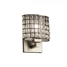 Justice Design Group WGL-8437-30-GRCB-NCKL-LED1-700 - Regency ADA 1-Light LED Wall Sconce