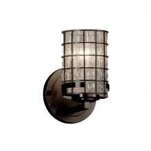 Justice Design Group WGL-8451-10-GRCB-DBRZ-LED1-700 - Atlas 1-Light LED Wall Sconce