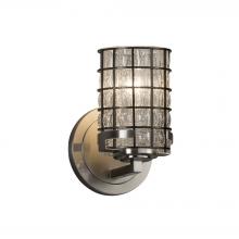 Justice Design Group WGL-8451-10-GRCB-NCKL-LED1-700 - Atlas 1-Light LED Wall Sconce