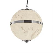 Justice Design Group FAL-8040-CROM-LED4-2800 - Imperial 17" LED Hanging Globe