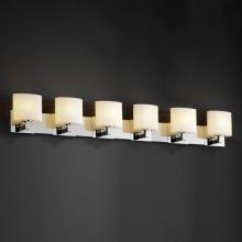 Justice Design Group FSN-8926-30-WEVE-CROM - Modular 6-Light Bath Bar