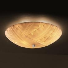 Justice Design Group PNA-9672-35-BMBO-NCKL - 24" Semi-Flush Bowl w/ GU24-LED Lamping